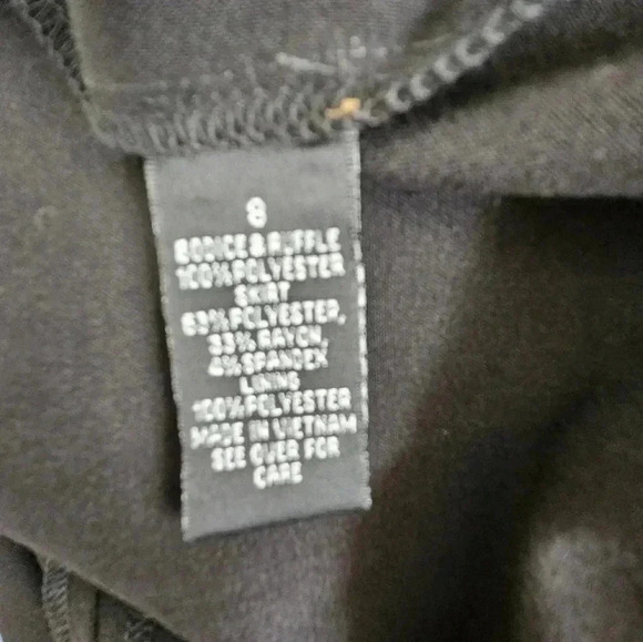 ALYX Mixed Media Belted Sheath Dress Size 8, Floral And Solid, Careerwear - Picture 6 of 7